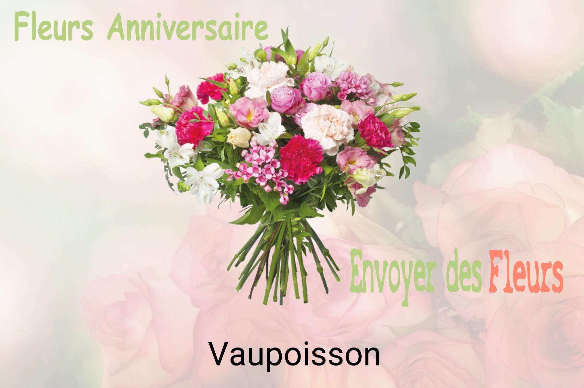 Bouquet de fleurs d’anniversaire livré à Vaupoisson