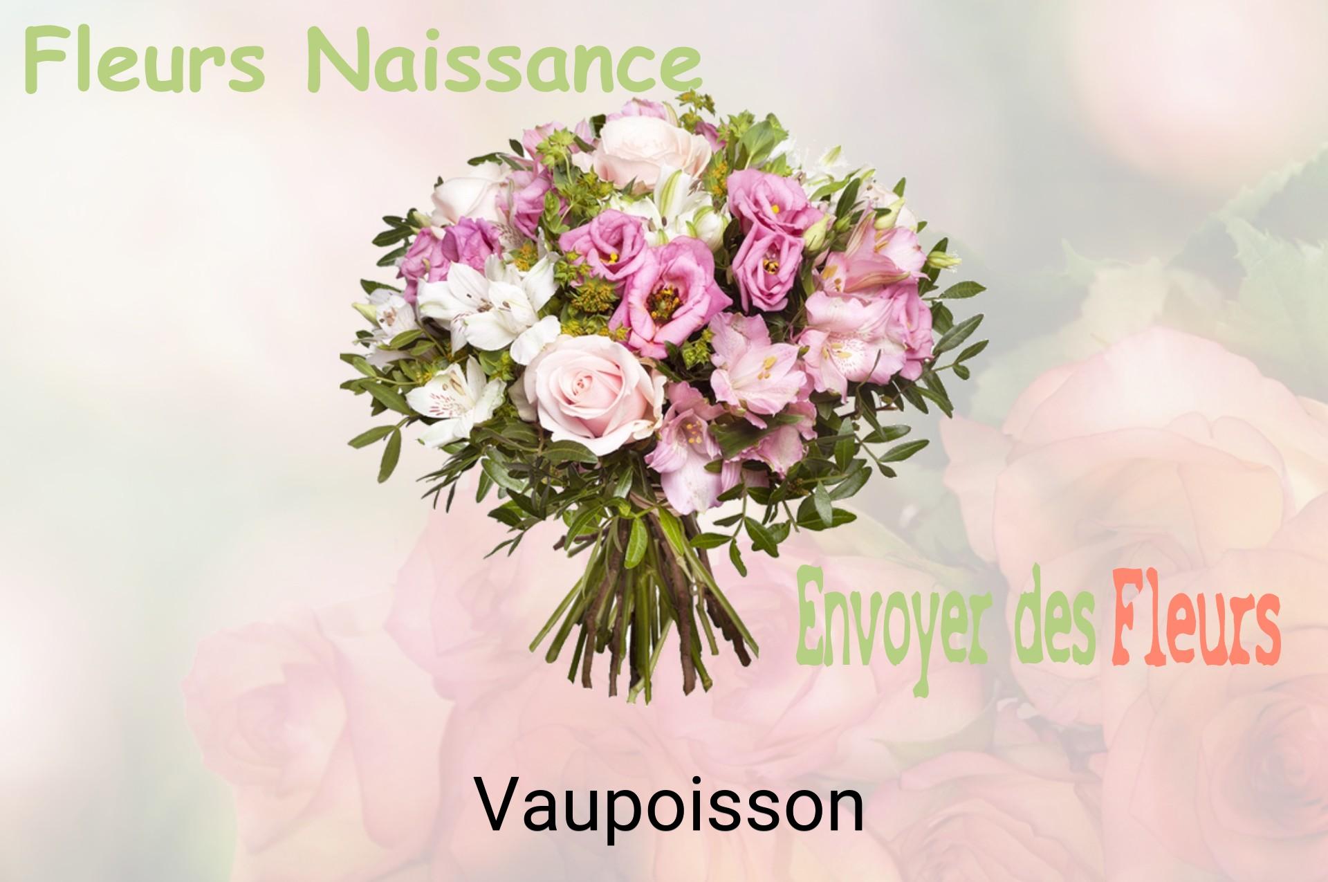 Bouquet de fleurs de naissance livré à Vaupoisson